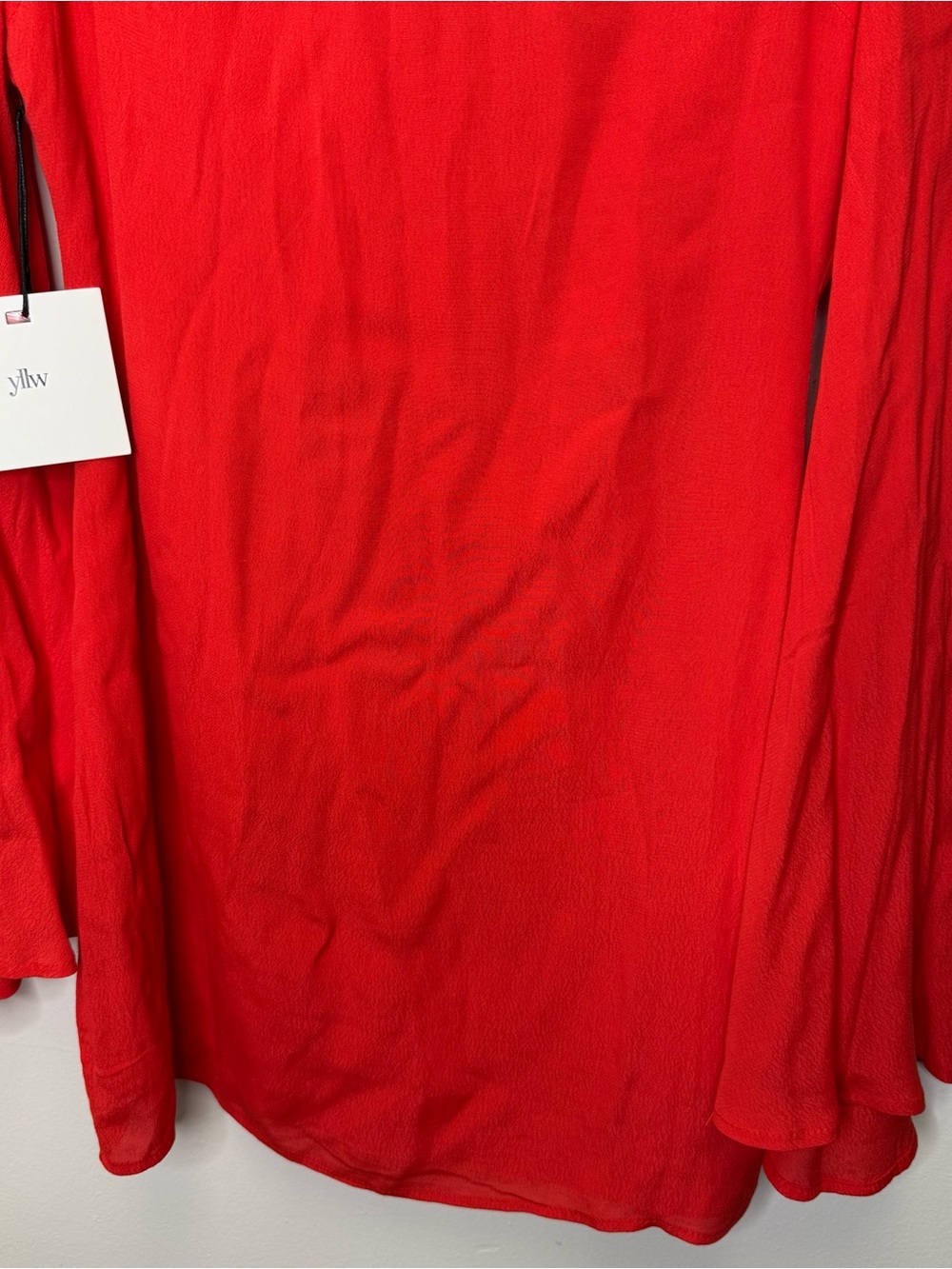 YLLW Yellow the Label Raya Red Dress Large Mini - Picture 6 of 13